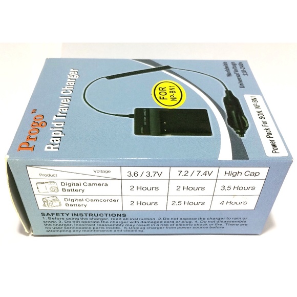 🦋Pocket Charger With Car Adapter for Sony NPBN1 UPC 084478200308 - Picture 6 of 6